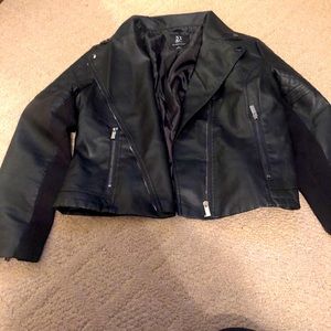 NY & Company Moto Faux leather Jacket